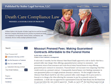 Tablet Screenshot of deathcarelaw.com